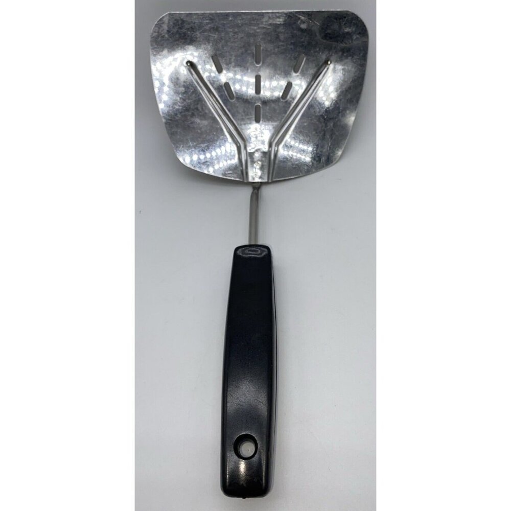 Foley Stainless Steel Wide Curved Slotted Spatula Turner Flipper Stainless USA